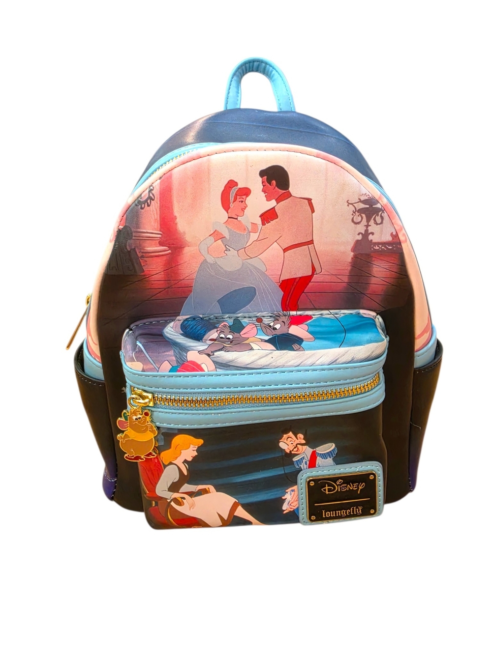 Loungefly Disney Cinderella Scenes Mini Backpack - Blue